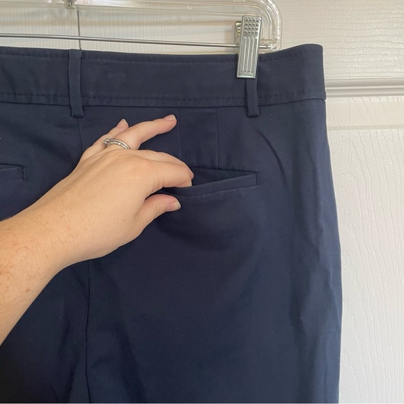 Talbots Navy Blue Barely Boot Pants - Picture 6 of 6